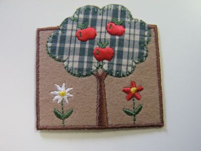 Aufbügler - Patch Apfelbaum
