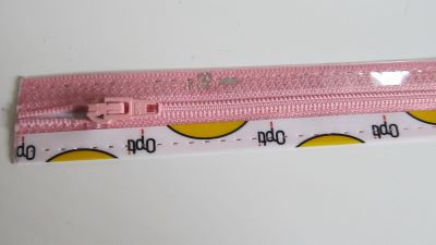 Reißverschluss - 18 cm - rosa