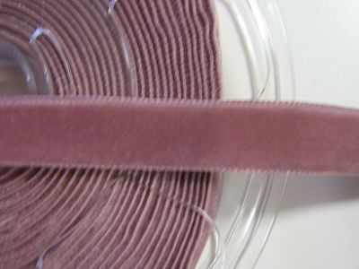 Samtband doppelseitig - 22 mm colonialrose