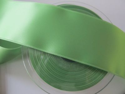 Satinband - Double Face - 50 mm spring green