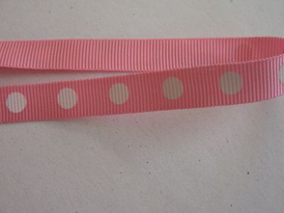 Ripsband - 10 mm - dots- shoking
