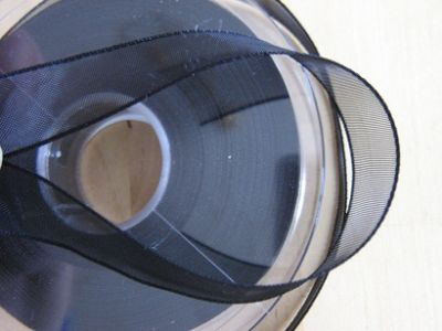 Organdy - 10 mm - schwarz