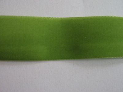 Samtband - 36 mm - reseda