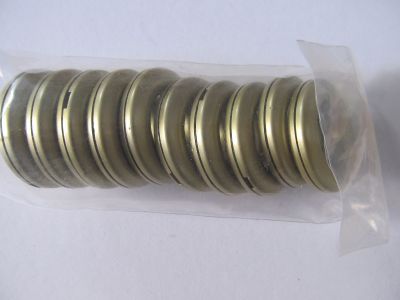 Stoffösen - 24 mm messing matt