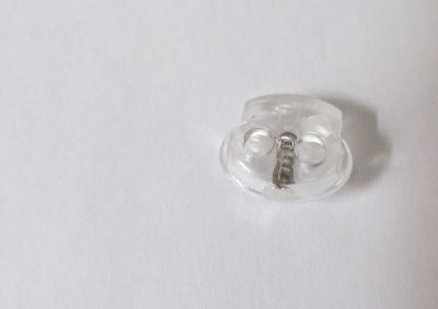 Kordelstopper - 15 mm - transparent