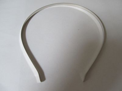 Diadem - 5 mm - silber