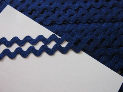 Zackenlitze - 11 mm - blau