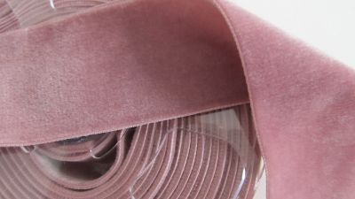 Samtband doppelseitig - 50 mm colonialrose