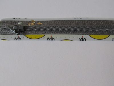 Reißverschluss - 50 cm - grau