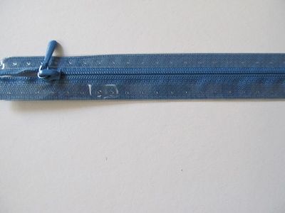 Reißverschluss - 60 cm - azurblau