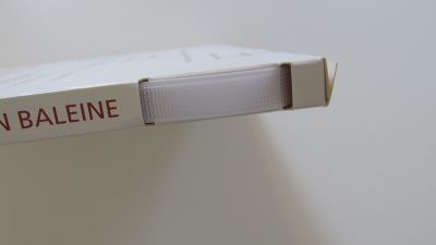 Stäbchenband 12 mm - weiss