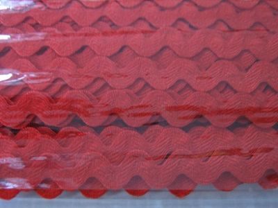 Zackenlitze - 11 mm - rot