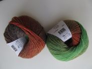 LOVIS - 50 g - grün lila rost - 2 Stck einer Farbpartie