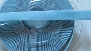 Samtband - Nylvalour - 16 mm - blue note