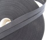 Schrägband Baumwolle - 60/30 - schwarz