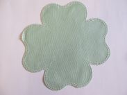 Stoffmotiv - Kleeblatt - 20 cm -  mint - max. 3 Stck