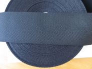 0,80 m Nahtband - Baumwolle/PA - 50 mm - schwarz