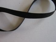 Ripsband - 10 mm - schwarz