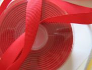 Ripsband - 16 mm - rouge