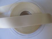Satinband - Double Face - 25 mm - creme