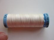 Seidengarn - Nähgarn S 303 - rohweiss