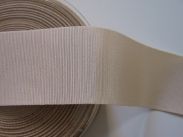 Ripsband - 50 mm - beige